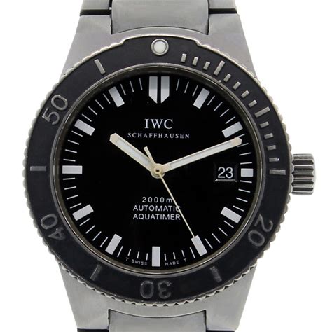 bracciale titanio iwc aquatimer|aquatimer watches for sale.